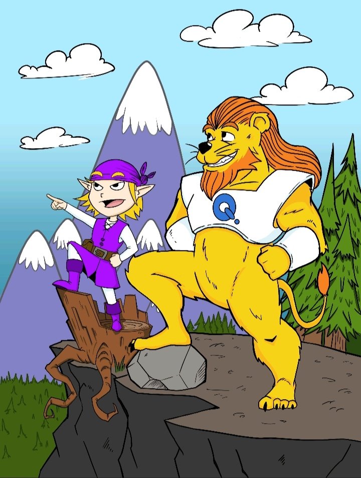 SteCarey's tweet photo. I am excited to announce our first kids book! Introducing... Quest Lion and Lilly! 😁👏👏

A fantasy book that should be out at the beginning of November. 🤞😆

Fantastic cover art by Shane Roban https://t.co/1hkFj8WqHt #kidsbooks #fantasy #adventure https://t.co/zZy78RnzEf