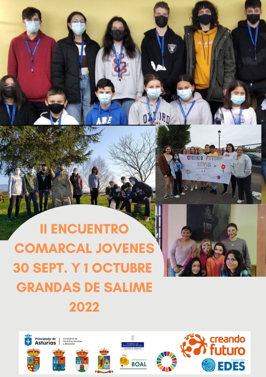 II Encuentro comarcal de jóvenes en Asturias. 
#creandofuturo #asturias Ayuntamiento de Boal @KIRIBIL <a href="/RivasVaciamdrid/">Rivas Vaciamadrid</a> #fundacionedes