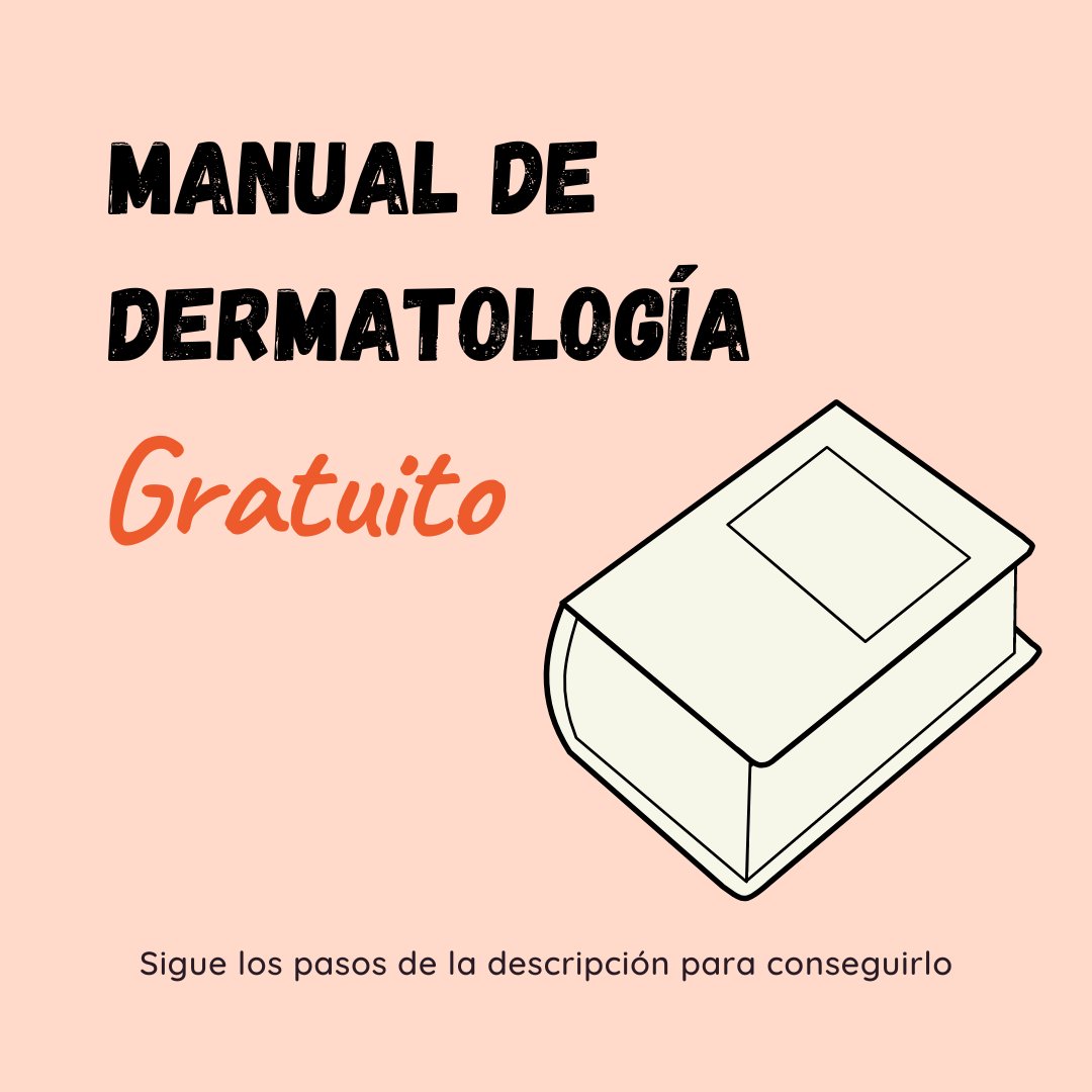 Pilar_CTO's tweet photo. Hoy quiero compartir con vosotros algo muy útil de cara al #MIR: un Manual de Dermatología.
Para conseguirlo:
👉🏼 Sígueme en @Pilar_CTO
👉🏼 Da RT
👉🏼 Envíame tu email por MD
¡Espero que os guste!
#mir23 #2mir23 #PreguntasMIR #PrepararMIR #ExamenMIR https://t.co/CeQYOL1RjX