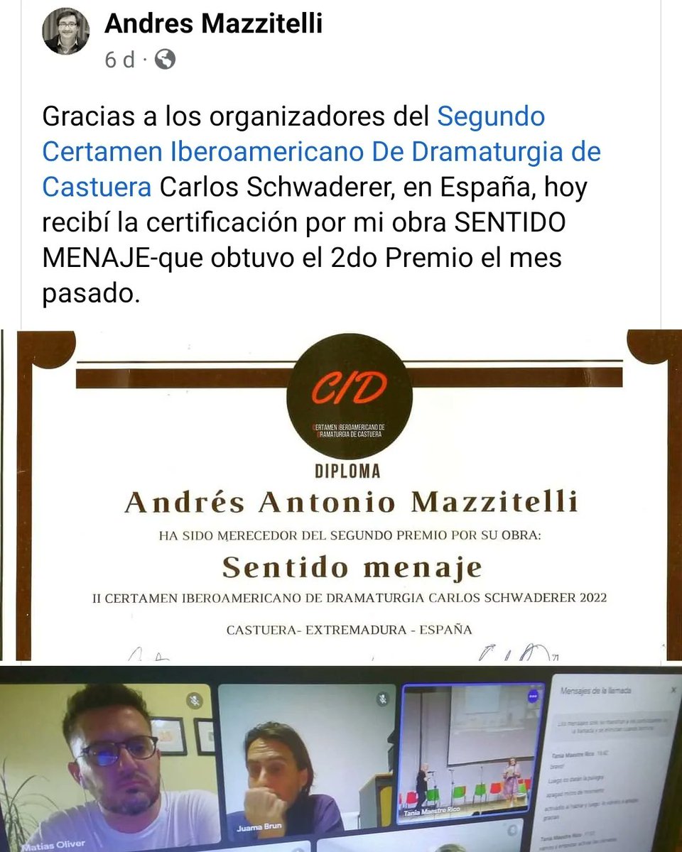 Algunos agradecimientos al Segundo CID de Castuera <a href="/DipdeBadajoz/">Diputación de Badajoz</a>