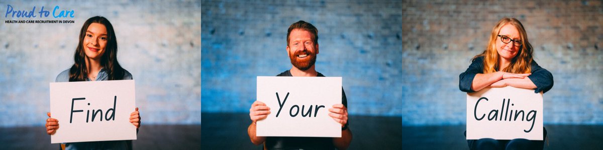 Are you considering a career within the Care Sector? Head over to our easy-to-use jobs board to browse through a variety of vacancies across Devon: soc.devon.cc/Proud_to_Care_…

We also offer free 1-2-1 support to help find you your dream job! Register here: soc.devon.cc/Find_Your_Call…