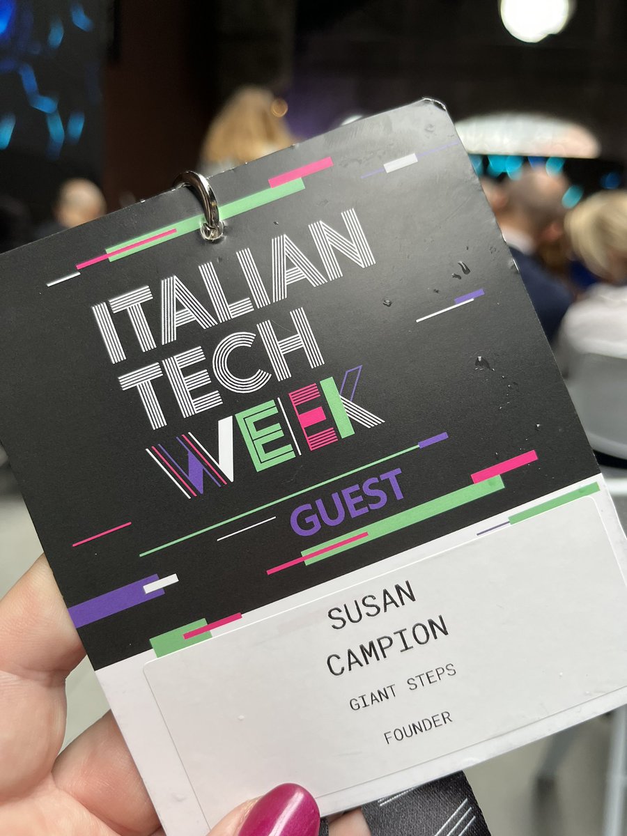 We’re here at #ItalianTechWeek listening to the inspiring stories of the finalists of the prestigious Premio <a href="/GammaDonna_/">GammaDonna 🐝</a> for women entrepreneurs…AI, new building materials, underwater information networks, mini-satellites and more. All are amazing!