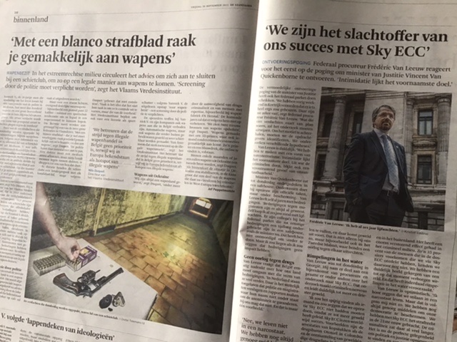 TimKingBru's tweet photo. This week, federal police made a series of raids targeted at alleged far-right extremists  (see  today’s  @DeStandaard). 🇧🇪has  moved  on,  but  is  it  safer?  The  threats  are  different  and  defy  comparison. /end *@BrusselsTimes  mag  print  edition,  not  yet  online https://t.co/DaniJ2IGna