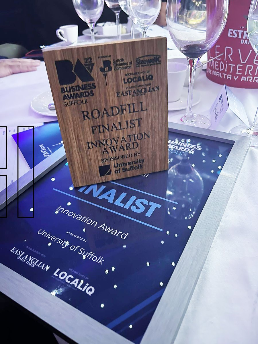 roadfill_ltd's tweet photo. Great night at the #businessawardssuffolk2022. Incredible vibe and amazing to see what lovely people our business community has!
Well done Roadfill team for getting us there!
#businessawardssuffolk2022 #innovation #suffolk #roadfill #universityofsuffolk #suffolkchamberofcommerce https://t.co/QkKJIidG9S