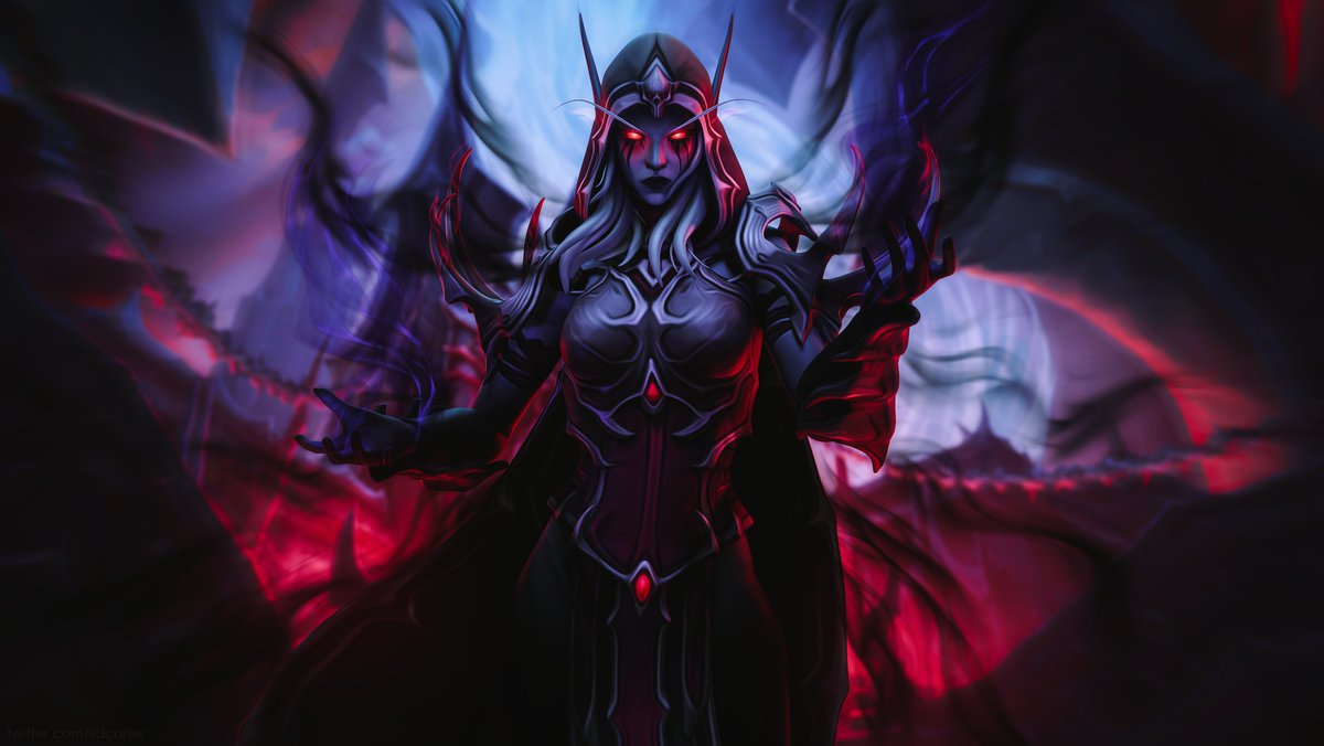 lidcarter's tweet image. — Nothing escapes my wrath! 

#worldofwarcraft #sylvanaswindrunner