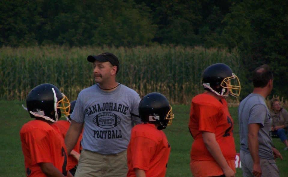 Canjo_FPFB's tweet photo. We are deeply saddened by the passing of Coach Brian Congdon. He played a significant role in the development of our football program for many years. He will be remembered as a great coach, mentor, father and friend to so many. Our thoughts and prayers are with the family🖤💛 https://t.co/vvsuomiuf6