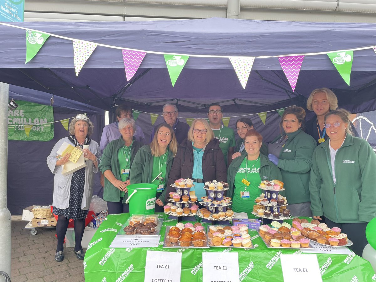 Great to be at my local <a href="/BHRUT_NHS/">BHRUT NHS 🏥</a> #QueensHospitalRomford #MacmillanCoffeeMorning with @matthewtrainer <a href="/JuliaLopezMP/">Julia Lopez MP</a> and members of the <a href="/BHR_cancerinfo/">@BHRUT_NHS_CancerSupport</a> &amp; <a href="/spctbhrut2/">SPCTBHRUT2</a> ☕️🍰💚
@MacmillanLondon <a href="/macmillancancer/">Macmillan Cancer Support</a>