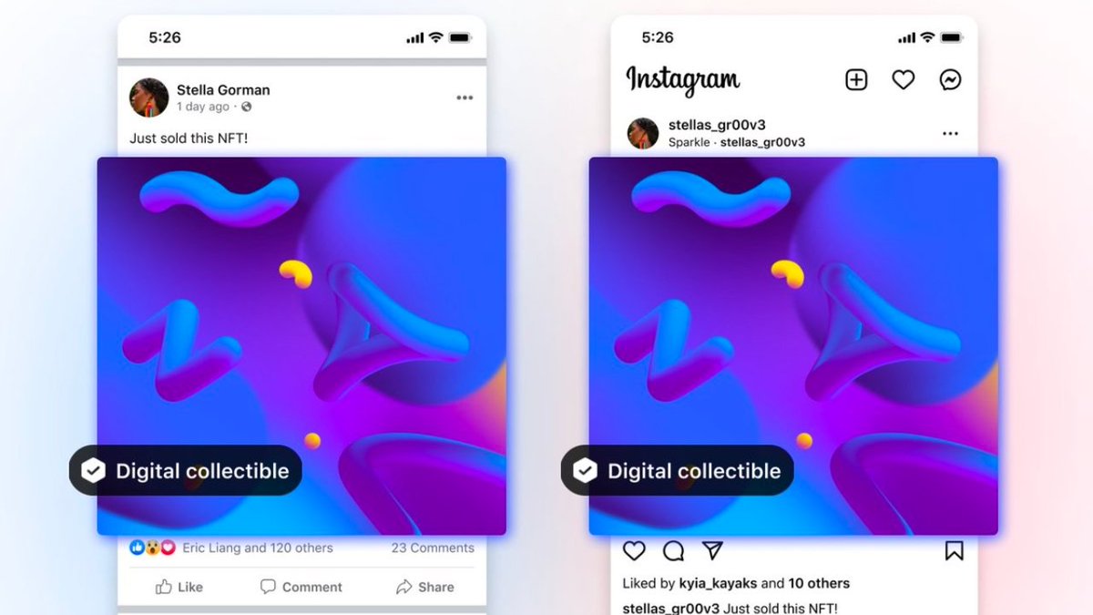 AddonSolutions's tweet image. 🚨App News Alert🚨
Now all #Facebook & #Instagram users in the US may cross-post on both platforms and share #Nfts.
#news #APPNews #Trending #TrendingNow #TrendingNews #appdevelopment #mobileapps #Hiring #Jobs #Web3 #PHP #womenintech #programming #javascript #NodeJS #SaaS #meta