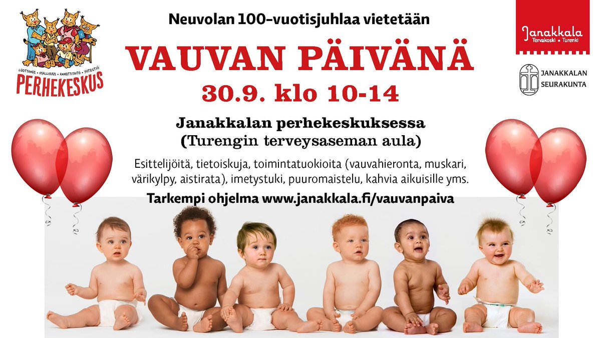 Tänään juhlittiin 100-vuotiasta neuvolaa. Joskus vielä juhlitaan 100 -vuotiasta perhekeskusta, jonka ytimessä neuvola on. Ei neuvolaakaan aluksi kaikki ymmärtäneet tai hyväksyneet.  Nyt sitä ei kyseenalaista tai ihmettele enää kukaan.