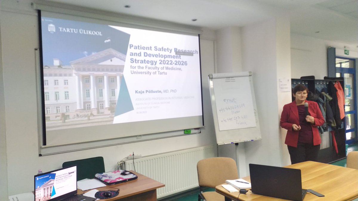 ERNST_CA19113's tweet photo. And we're back from the lunch break, now with an Expert View by Prof. Kaja Polluste, from the University of Tartu, Estonia ๐ช๐ช
#ERNST #SecondVictim #CostAction #CA19113 #IIIForum #PatientSafety https://t.co/QuqRGZx9kr