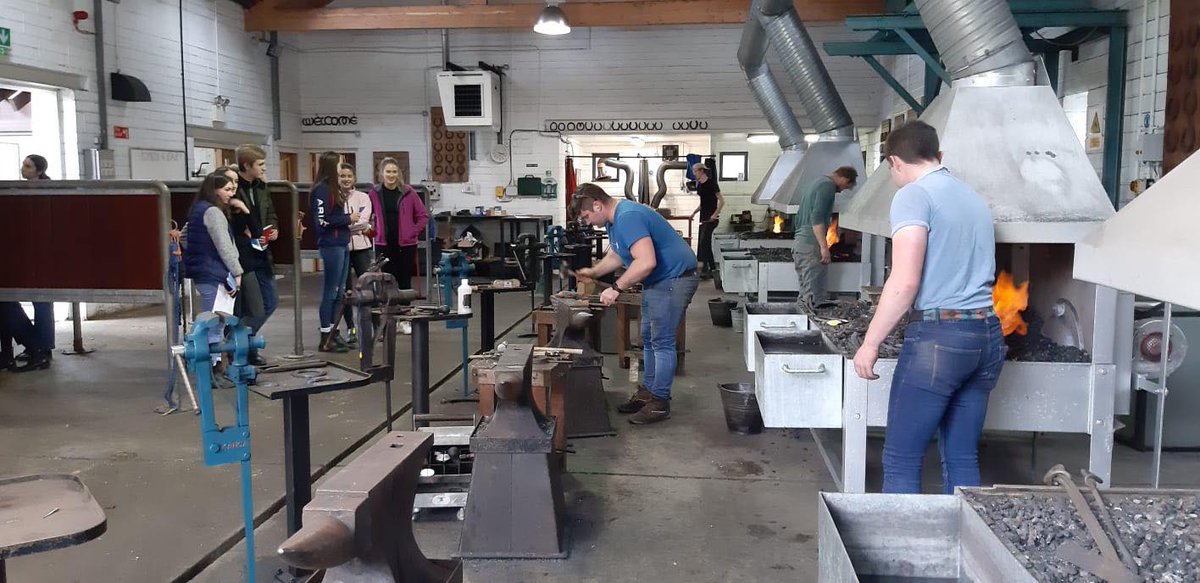 EquineScienceUL's tweet photo. @EquineScienceUL 2nd years enjoyed a trip to The Sportsman Sale at @Goffs1866 followed by very informative visits to Farriery Ireland and RACE. Thanks to Joey Cullen, Ballyreddin Stud, Donal Bennet and @KatieMcmanmon for being such wonderful hosts @UL @sci_engUL @BioSci_UL https://t.co/3plDlNKzMn