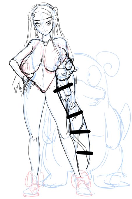 💦ルリナ 進捗1💦+🌃サイバーサイコ 進捗1🤖 