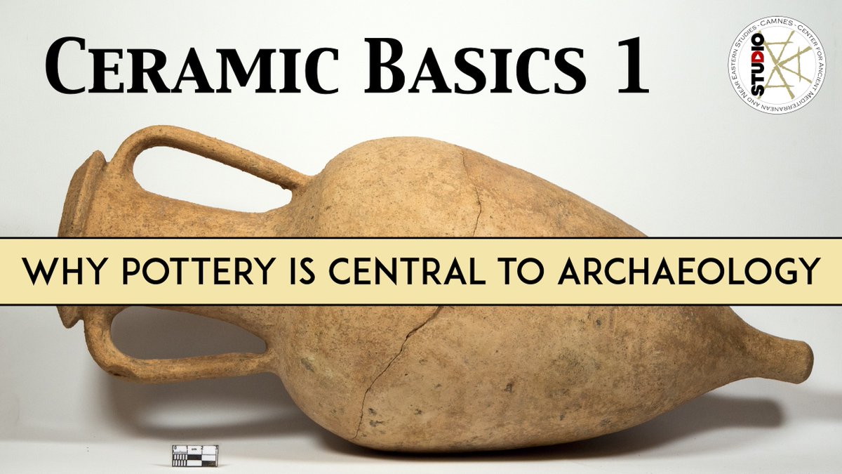 CAMNES's tweet photo. New #video on #CAMNESStudio!
"Ceramic Basics 1: Why pottery is central to archaeology"
#pottery #archaeology #ceramic #YouTube
https://t.co/tqJ8cLPqyv https://t.co/fHBrHbRMgC