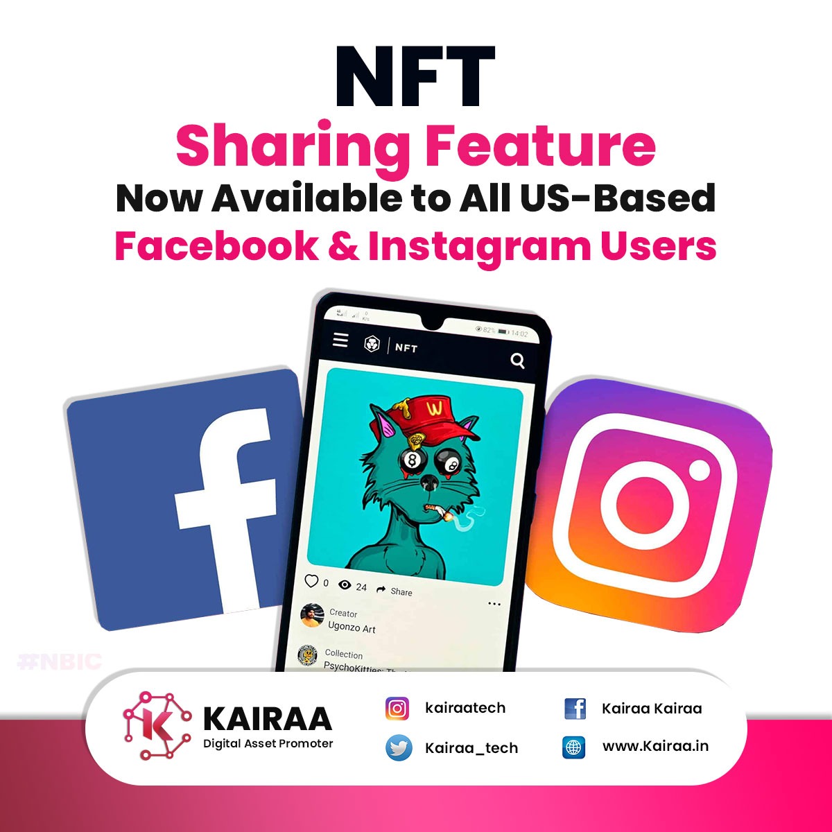 Kairaa360's tweet photo. NFT Sharing.
#NFTcolletion 
#NFTCommunity 
#cryptocommunity https://t.co/L5b4VQBmx4