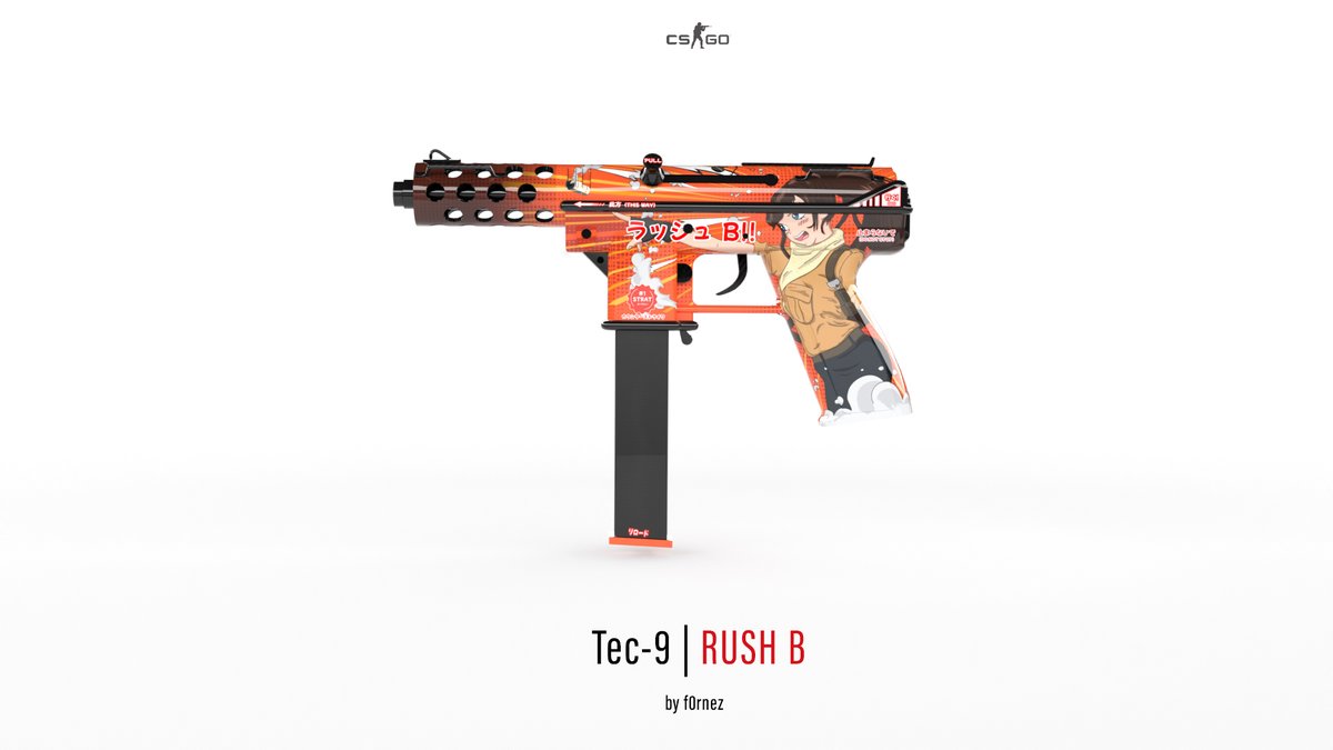 f0rnez's tweet image. To finish off the T side of my collection, i&apos;ve made the &quot;Tec-9 | RUSH B&quot;😄 

Now onto the CT side of the collection 👀

Here&apos;s the link if you want to check out the Tec-9🧡: steamcommunity.com/sharedfiles/fi…