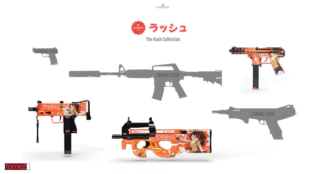 f0rnez's tweet image. To finish off the T side of my collection, i&apos;ve made the &quot;Tec-9 | RUSH B&quot;😄 

Now onto the CT side of the collection 👀

Here&apos;s the link if you want to check out the Tec-9🧡: steamcommunity.com/sharedfiles/fi…