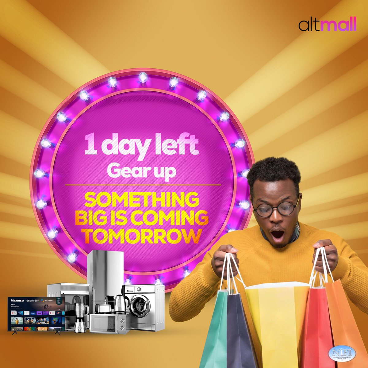 Altmallng's tweet photo. It’s almost show time, what’s in your shopping list? 
Well, we have saved the best deals for you this season.

You definitely wouldn’t want to miss this for anything. To be among the first to know when the main event kicks off, turn on post notification and be on the lookout. https://t.co/w8Asw4RVDy