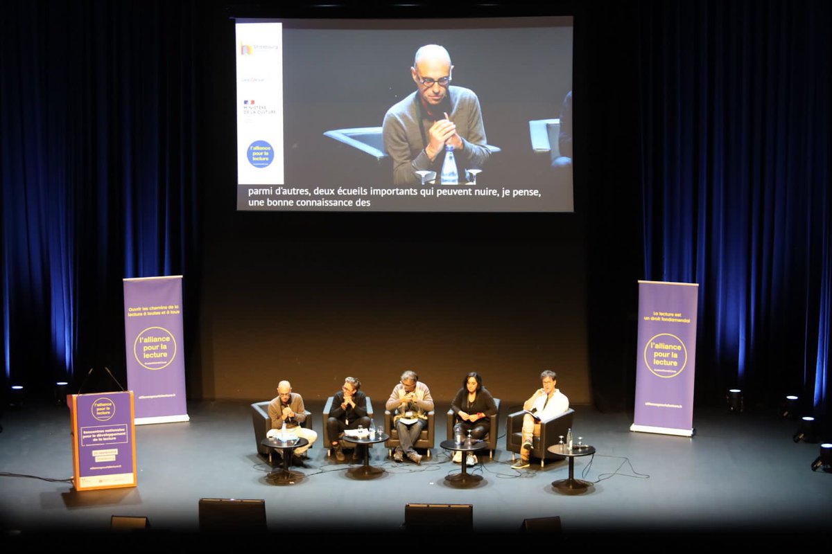 AllianceLecture's tweet image. 📚 Table-ronde : Dialogues pour la lecture !
👥 Ce matin, les invités de l’Alliance ont échangé et croisé plusieurs études, analyses et témoignages de terrain pour témoigner du rôle essentiel de la lecture pour se construire, comprendre le monde et s’émanciper.
📸 @teonagoreci