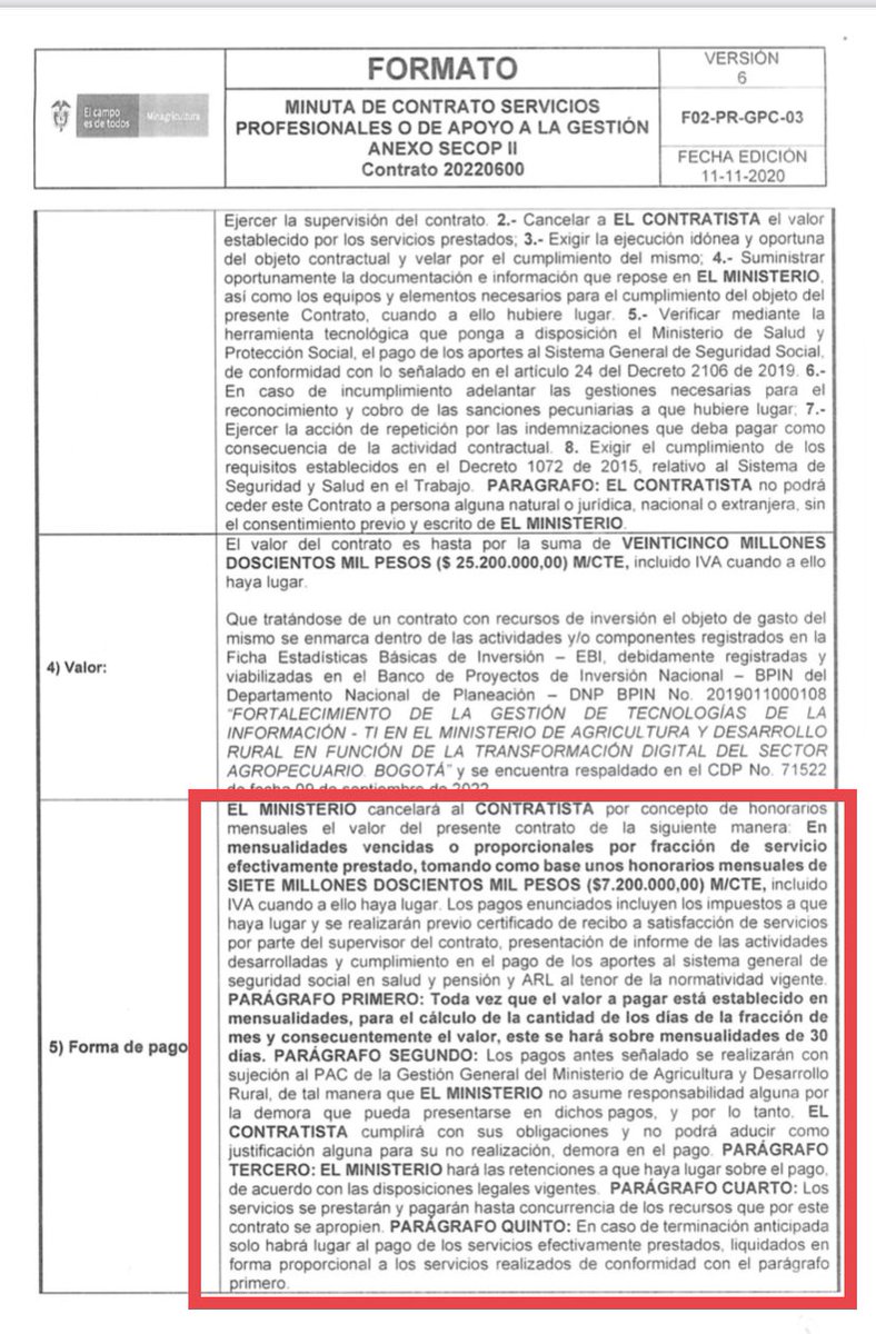 Danielbricen's tweet photo. ¿Cómo pasó la señora Susan Pérez Barajas de ser asistente del Senador @GustavoBolivar en el en su UTL a ser contratista en el Ministerio de Agricultura en menos de 1 mes? 🤔

¿El Senador ya comenzó a recibir sus cuotas en el gobierno nacional?

#UnDespilfarroEs https://t.co/Bs7jUHPY1x