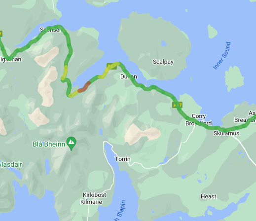 trafficscotland's tweet photo. NEW❗ ⌚12:24
#A87 Luig
CLOSED in both directions due to a landslide⛔
#TakeCare when travelling in the area this afternoon
@NWTrunkRoads @HighlandCouncil https://t.co/LRbLrtf5tC