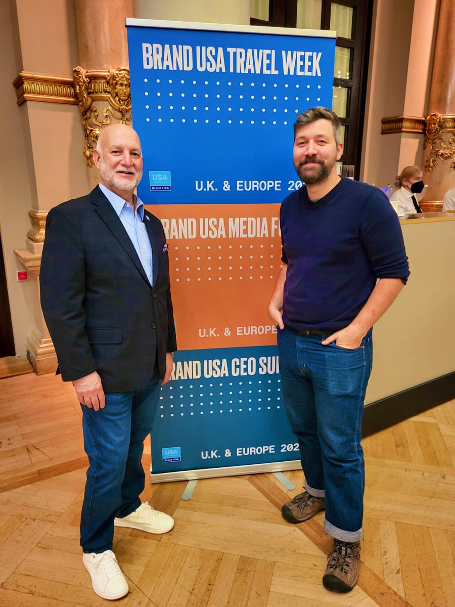 tgarz's tweet photo. It’s been the most incredible week. I am so proud of our team for pulling off the best ever #BrandUSATravelWeek yet! Thank you to our destination partners as well as our U.K. and European travel trade and media friends for celebrating the wealth of stories across the #USA with us https://t.co/0aP73RuKwk