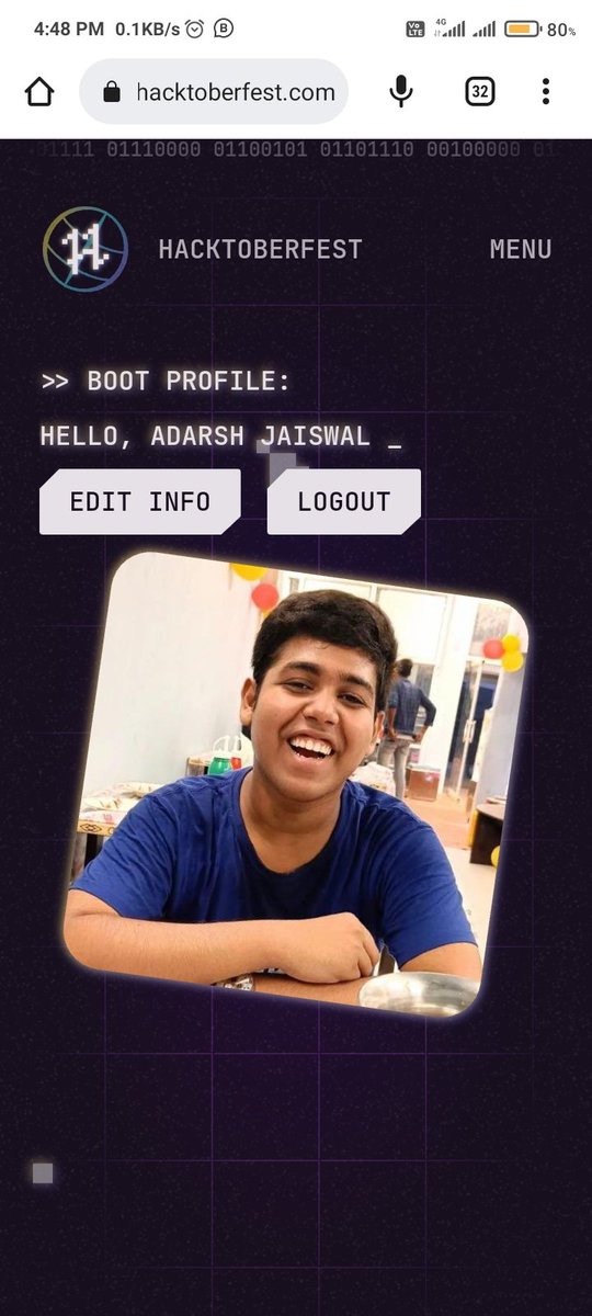 twtadarsh's tweet photo. 7 hours to go for #Hacktoberfest2022 @semikolanco https://t.co/SwZDqXfAHU