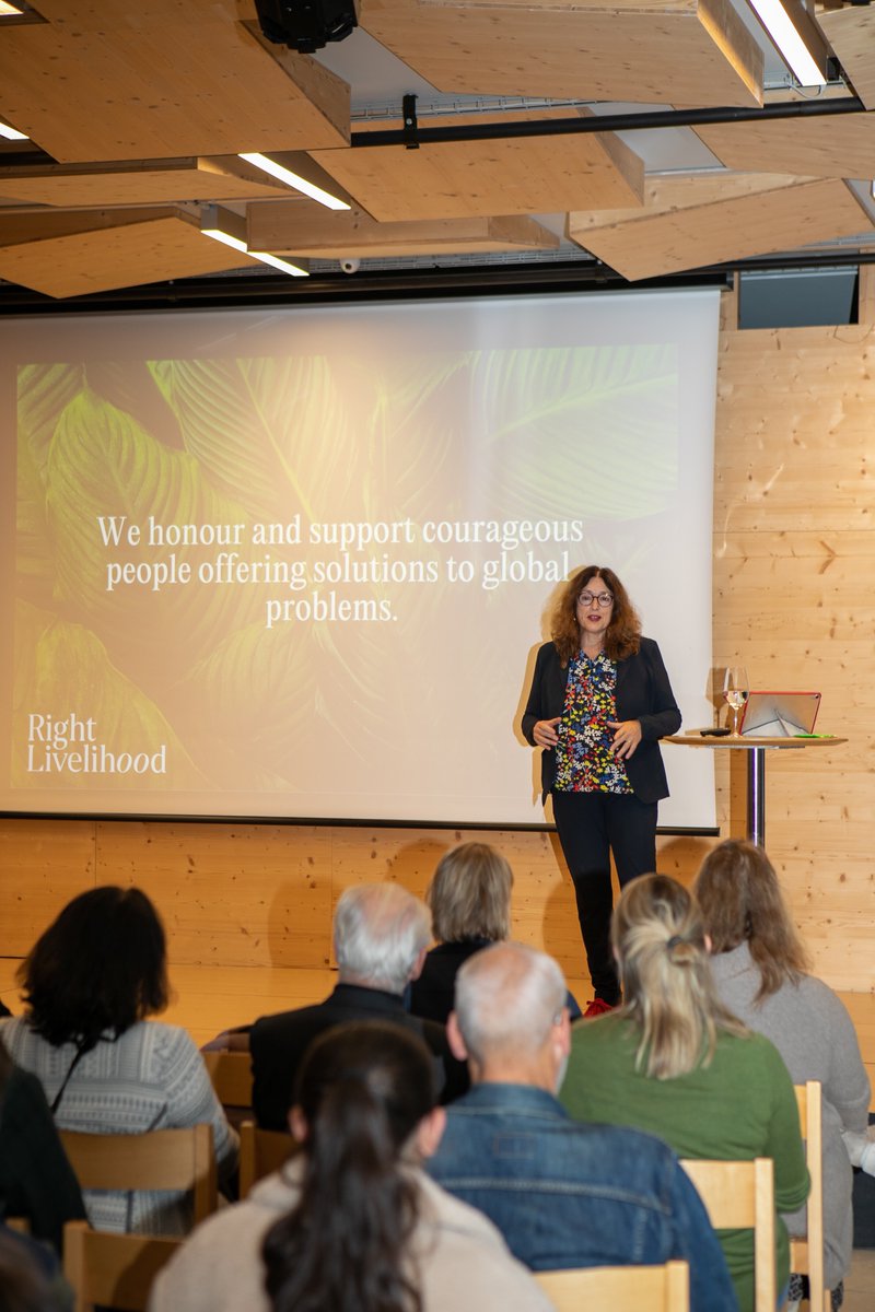uzh_rlc's tweet photo. Yesterday we celebrated the 2022 @rightlivelihood Laureates🇸🇴@fartunadaan &amp; @IlwadElman, 🇺🇦@avalaina/@ccl_ua, 🇻🇪@RedCecosesola and 🇺🇬@AfiegoUg at Kulturpark Zurich by highlighting the important work and commitment of these courageous changemakers. https://t.co/WoQJUBH6ri