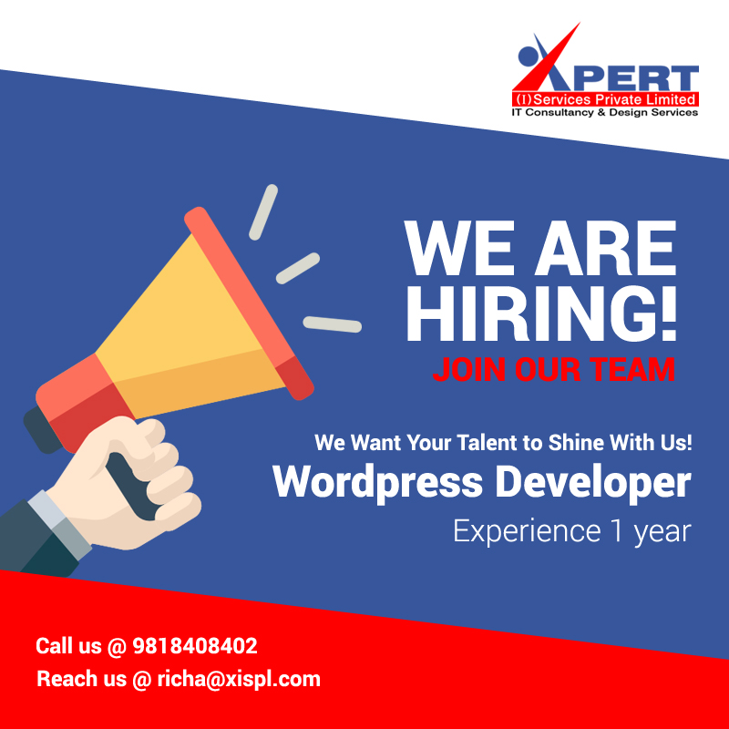 XpertXIS's tweet photo. If you are looking for a great opportunity and want to work with an agile team then this is the best opportunity for you!

share your updated CV at richa@xispl.com OR you can#call at tel:+91.981 840 8402 

#phpdeveloper #wordpressdeveloper  #team #share #opportunity #agile https://t.co/iq5wk3kW1j