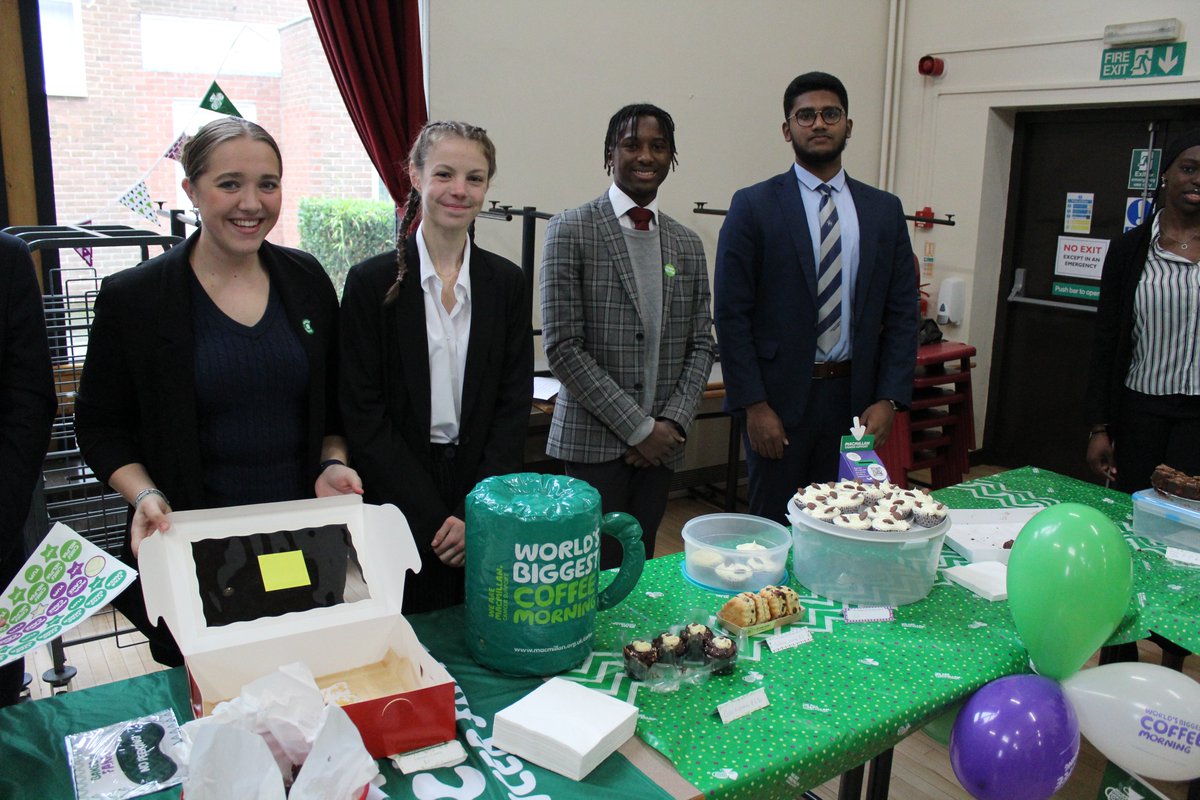 BablakeSchool's tweet photo. Thank you for supporting our @macmillancancer #CoffeeMorning and raising funds for this worthy cause. Whether you donated cake or just ate lots of it, we are grateful for everyone's efforts! #giveback @Bablake6thForm #charity @BablakeCharity https://t.co/gJJ2Ri2swr