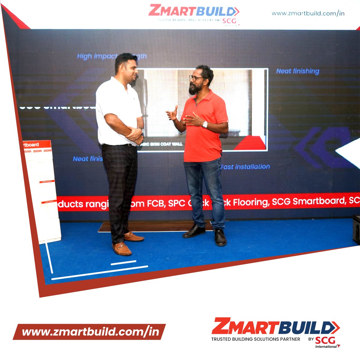 ZmartBuild's tweet photo. Snippets from MAMANGAM _ IIA Kerala event. 
We extend our gratitude to our dealers for putting up a great show. 
Visit https://t.co/yFiqFpE1Fg.  
#WallSolutions #ZmartBuildIndia #ZMARTBUILD #SCGInternational #ServiceSolution #SolutionsCompany https://t.co/BbFnRaauab