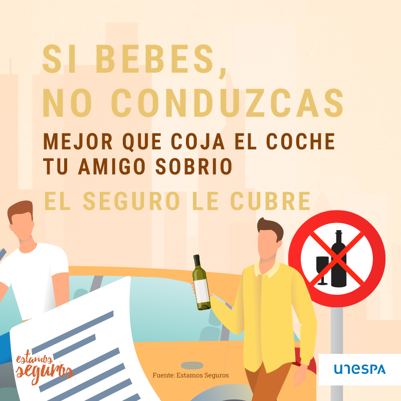 EstamosSeguros_'s tweet photo. 🍺❌ Te recordamos que si te vas a tomar unas cañas es mejor que conduzca otra persona. Aunque sea tu coche, el seguro también le cubre: https://t.co/I4TNHJuHFj https://t.co/gq1YVcN5dD