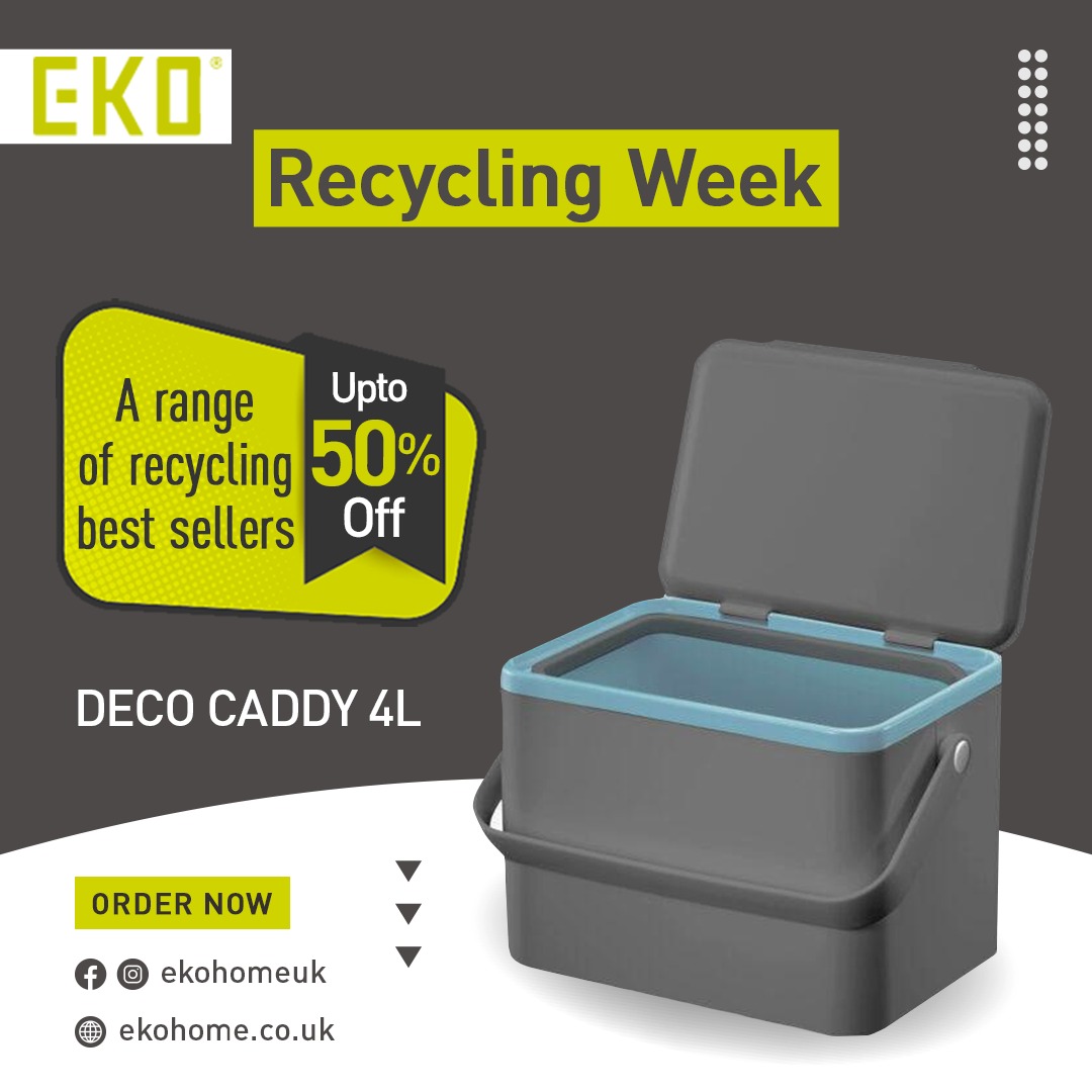 EKOhomeUK's tweet photo. The  #EKO food waste caddy is the perfect solution for collecting food waste in your  #kitchen. Small enough to fit on a countertop, it has a 3L capacity and  #antibacterial properties to keep it hygienic and easy to clean.

🌐https://t.co/YCQZddFsCk https://t.co/xNe3ANTCGF