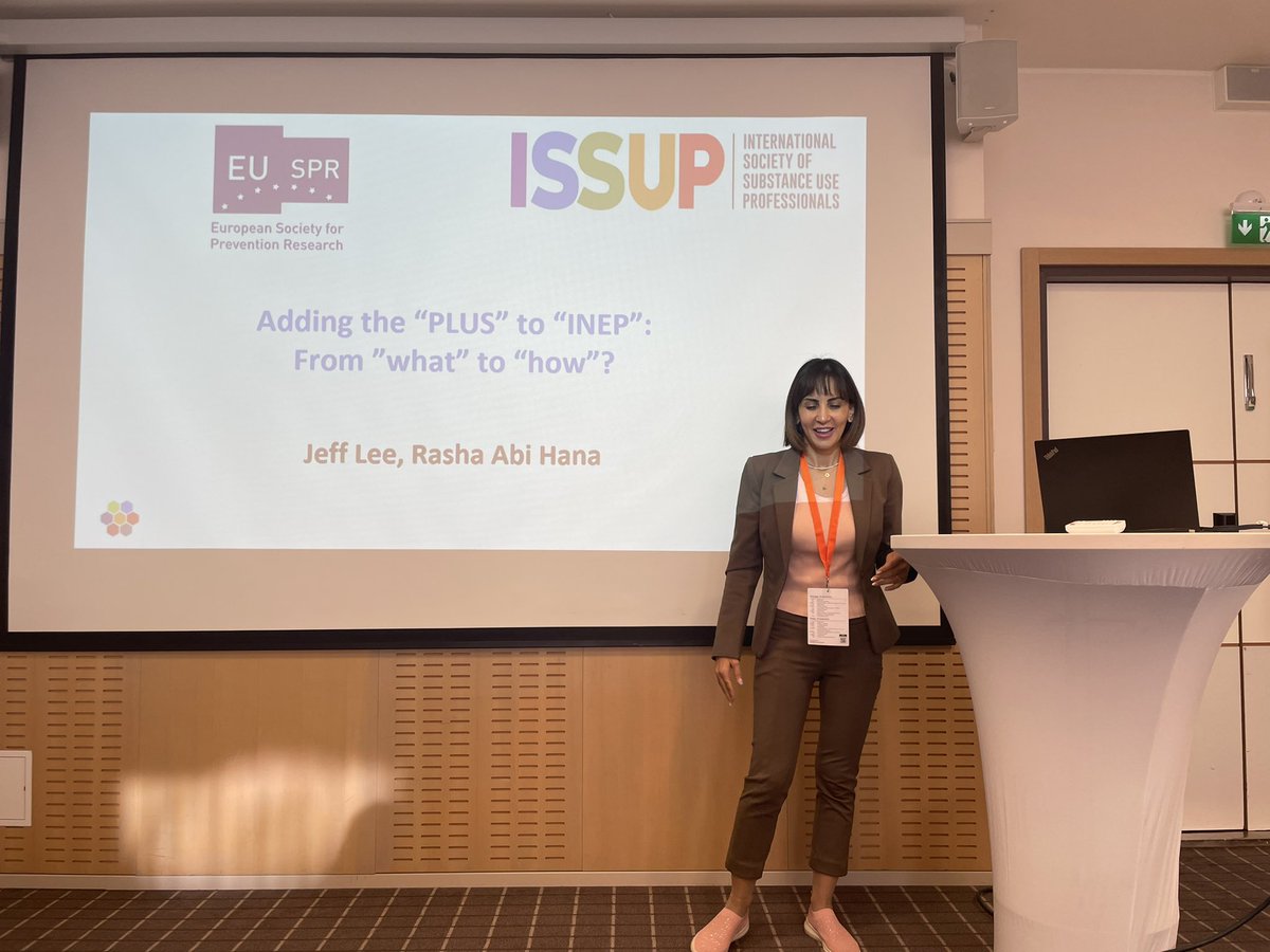It was a pleasure to present today the Introduction to Evidence-based Prevention (INEP Plus) on behalf of ISSUP at EUSPR conference in Tallin. <a href="/euspr/">EUSPR</a>