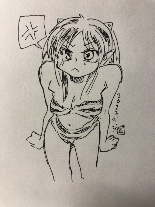 ラムちゃん落書き #うる星やつら 