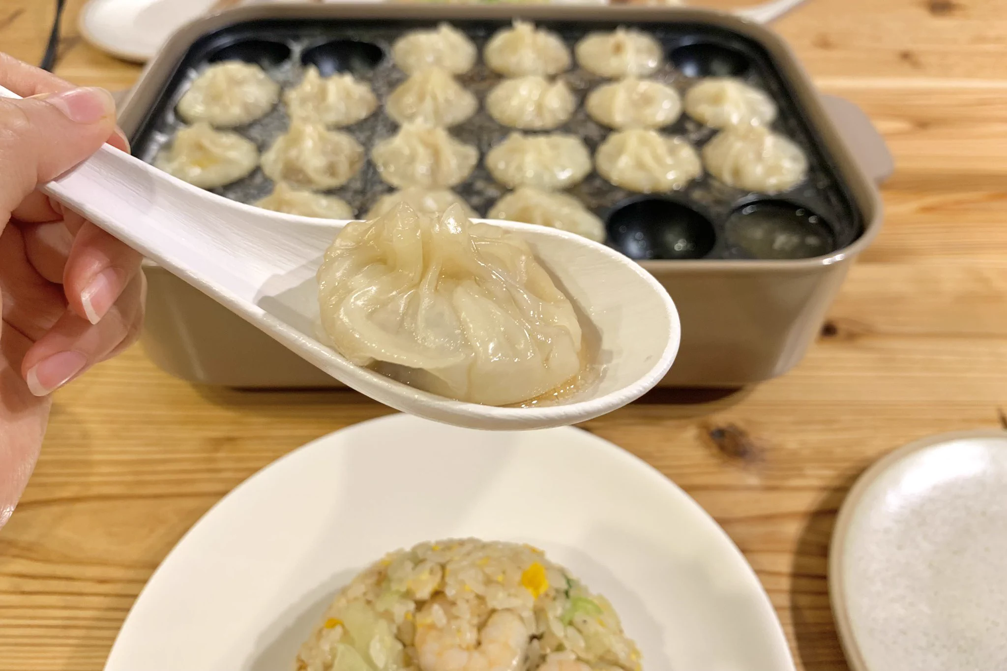美味しいだけじゃない♪楽しさも満点『ホットプレート小籠包』