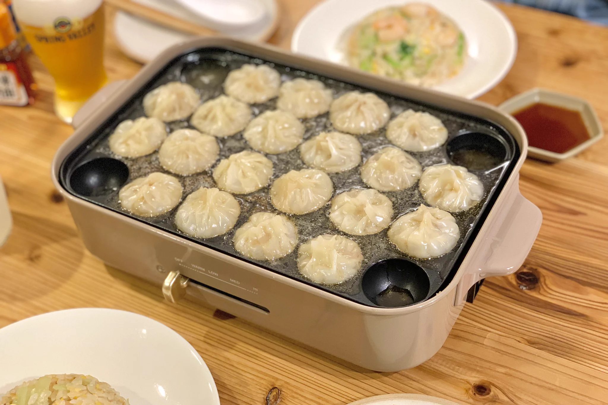 美味しいだけじゃない♪楽しさも満点『ホットプレート小籠包』