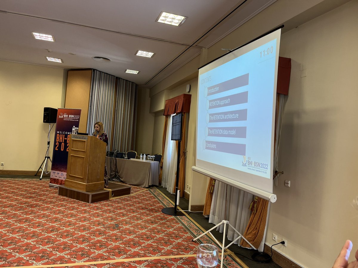 YGoletsis's tweet photo. Dr Mary Roumpi (FORTH) currently presenting @Retention_EU at @BhiBsn https://t.co/ih2p8QaDRd