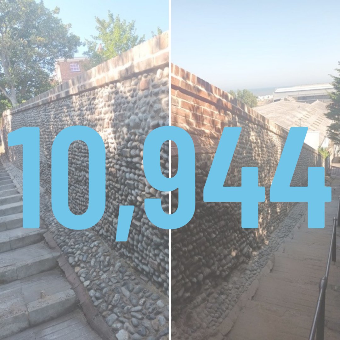 ThinkLowestoft's tweet photo. The answer to our question is.... 
10,944 flints were used to restore the Crown Score in the North Lowestoft Heritage Action Zone (HAZ). 

Well done to those who guessed correctly.

#thinklowestoft
#theleadinglight #restoration https://t.co/zupG0zvce0