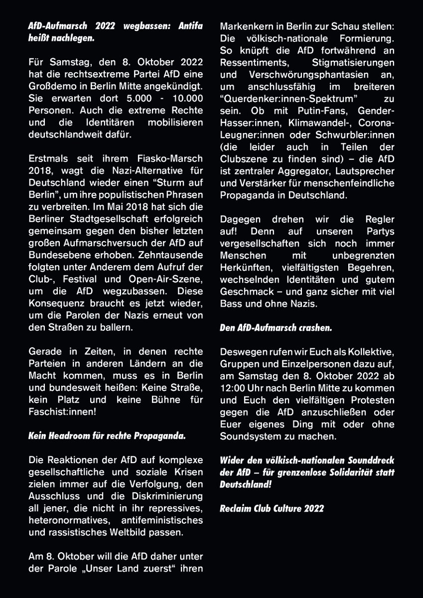 Reclaim Club Culture tweet media