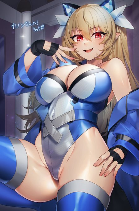 酩酊ろっぱ様(@fuji_310)にSkebで依頼させていただいたうちの子
イメージにぴったりの挑発的でいたずらっぽい表情に、むっちり肉感を際立たせるぴっちりフェティッシュなコスチューム…どれも最高に素晴らしい!
この度は大変素敵なイラストをありがとうございました! 