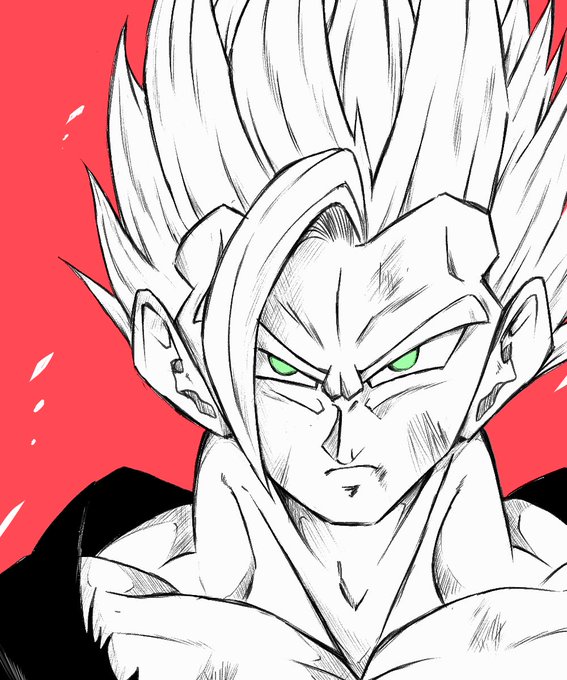 「dirty face super saiyan」 illustration images(Latest)