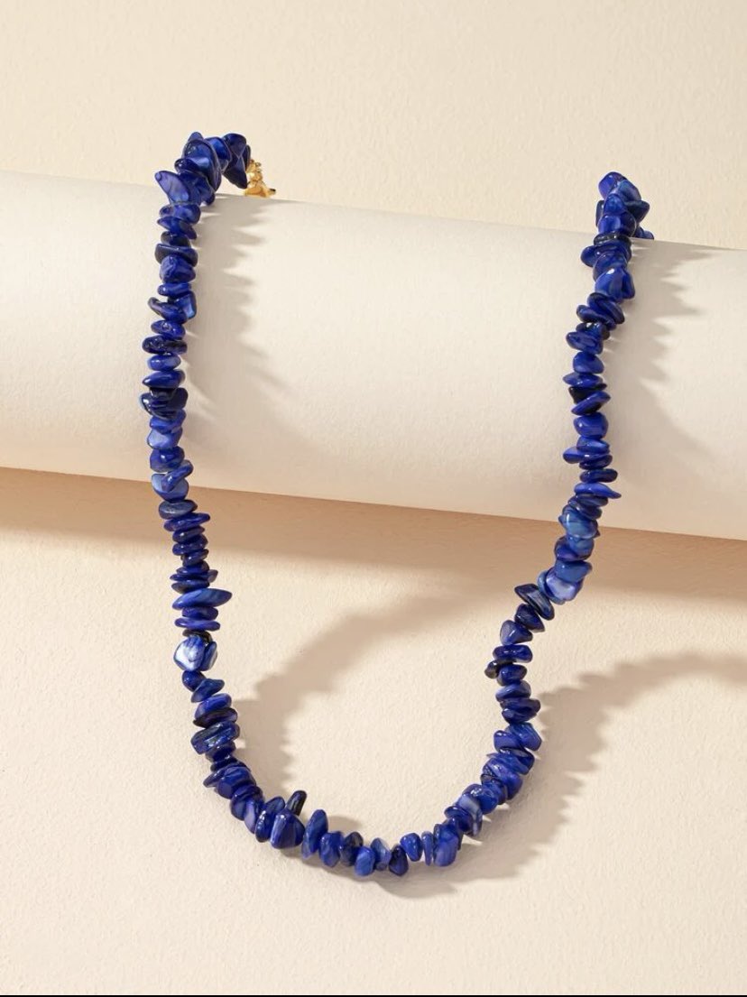 israa_shamss's tweet photo. Irregular stone necklace ❤️ 
السعر ٣٥٠٠ جنيه 
التوصيل ١٥٠٠ جنيه 
للطلب dm https://t.co/iPfjkFBIRC