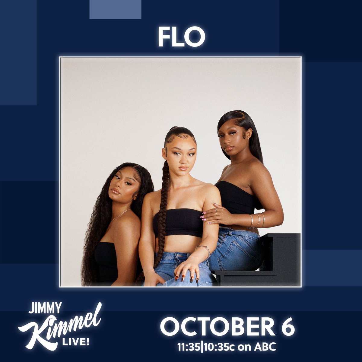 No biggie but WE'RE PERFORMING ON @JimmyKimmelLive GUYSSSSS! 🥳 Make sure you tune in on October 6th