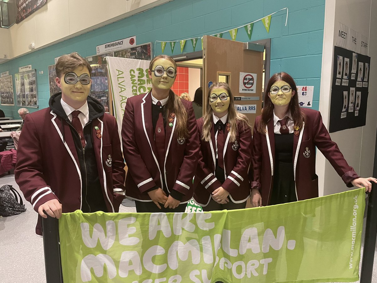 The @AlloaAcademy Senior Leadership team thoroughly enjoyed supporting the @macmillancancer @MacmillanScot event @AlvaAcademy earlier today. Our Minions came away very happy with lots of ideas!