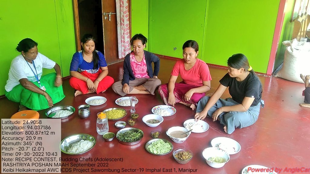 bem_hidang's tweet photo. #PoshanMaah2022
Month long Rashtriya Poshan Maah September 2022 ended with love and caring from #AnganwadDidi ICDS Project Imphal East-I #Manipur @MinistryWCD @POSHAN_Official @BanteeKonthouj1 https://t.co/MxDbckp7tZ