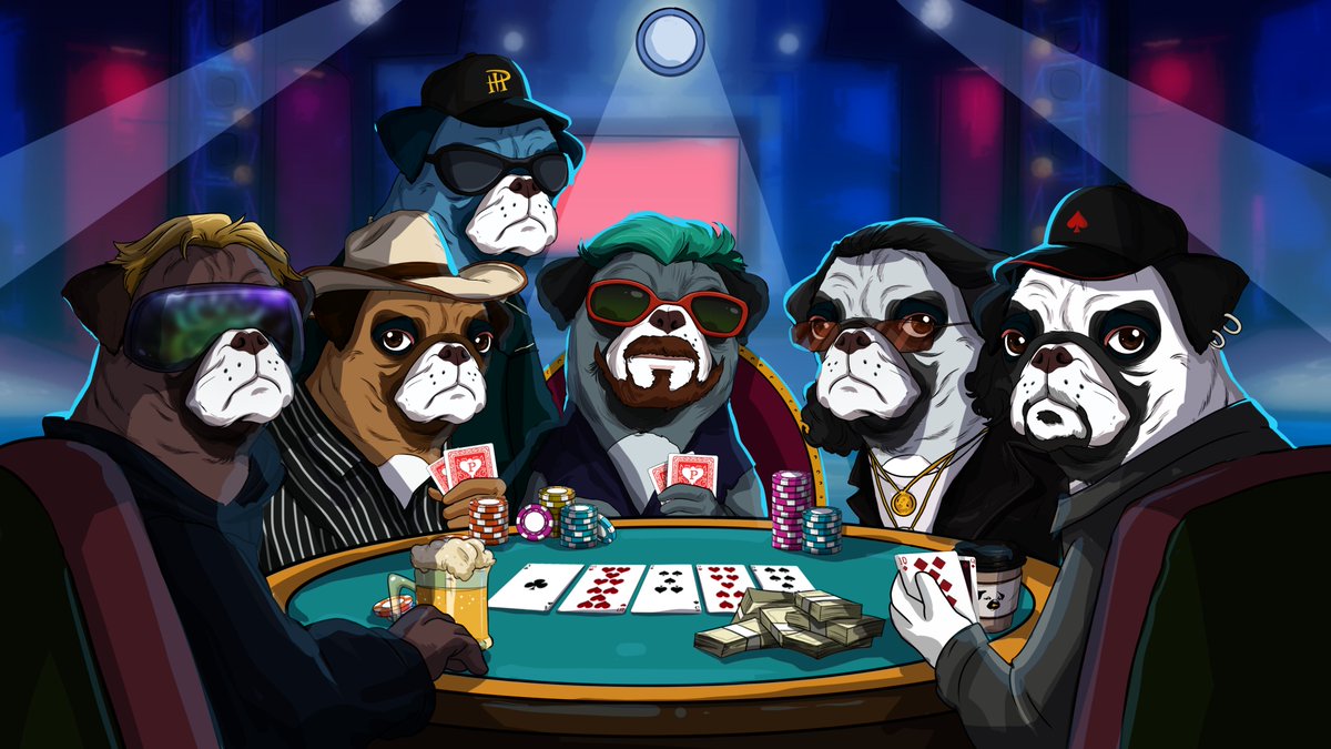 As you know we don't mind a bit of poker😉
A shout out to the OG's of the poker world♠️
Tag the top 5 players you would invite to the pugs poker table for WL🃏
