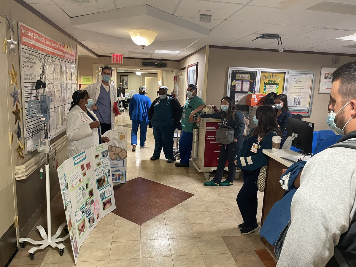 Staying HAPI free!! Partnering with our Wound Care Team #NoBehindLeftSupine #ProudPCD