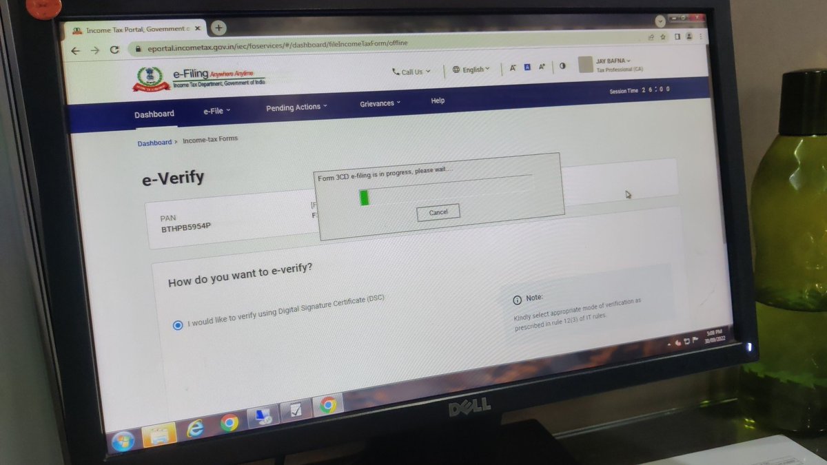 ASPG1234's tweet photo. We are unable to upload tax audit report.@IncomeTaxIndia @nsitharamanoffc @PMOIndia https://t.co/ysxY16zUiN