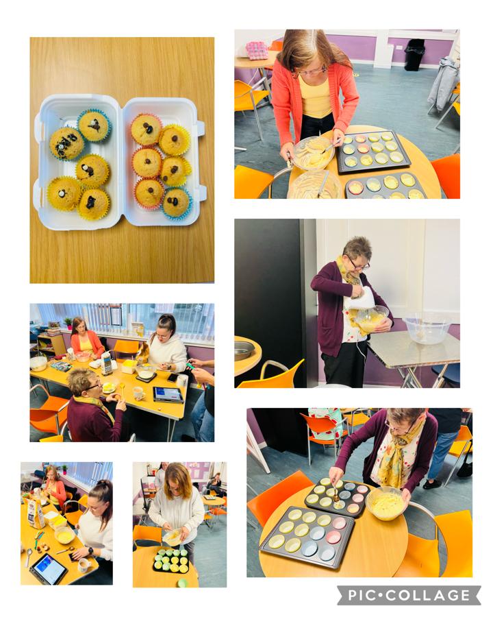 TrustConnect's tweet photo. Social Club at the Connie (Tuesday and Friday 10am-1pm), making fairy cakes 🧁 and then finishing off by playing bingo. https://t.co/nqycIbvsFO