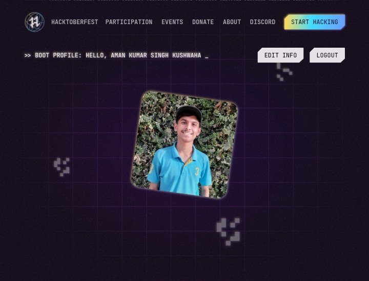 aman_ksk's tweet photo. Participating in #Hacktoberfest  
as a CONTRIBUTER ✨

👨‍💻expecting for better learnings on way😅

@semikolanco https://t.co/rrNUI2pQkd